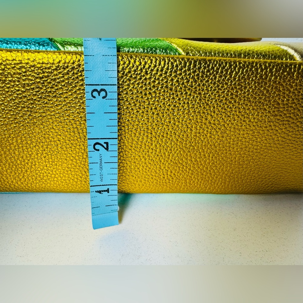 KURT GEIGER KENSINGTON MEDIUM BAG MULTICOLOR STRIPES - Picture 15 of 16